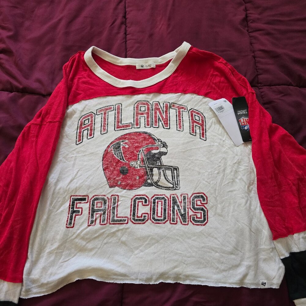 Woman 47 NFL Atlanta Falcons Sandstone Long Sleeve shirt- XL